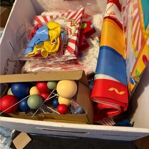 Carnival birthday decorations